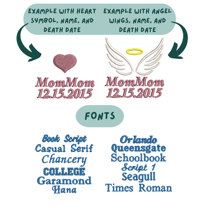 Custom Remembrance Sweatshirt with Heart Appliqué & Optional Sleeve, Name, and Date Embroidery | Memorial Keepsake Made from Loved One’s Clothing