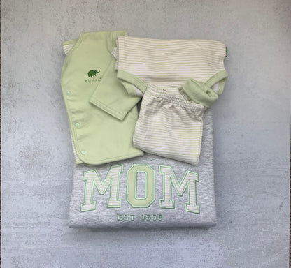 Quilted Heart Baby Blanket or Clothing Keepsake Sweatshirt