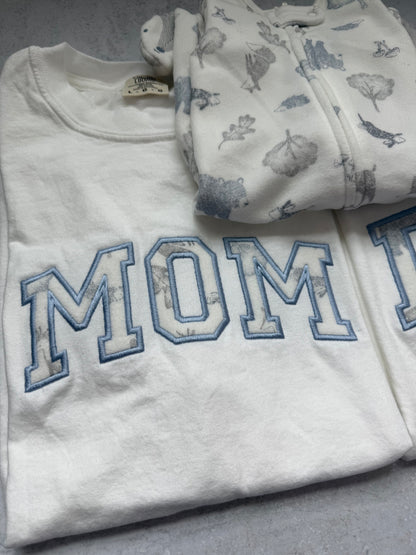 Personalized Hospital Baby Blanket Embroidered T-shirt | Mom Dad Family | Custom Name & EST Year | New Baby Gift