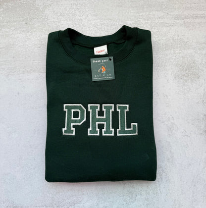 Customizable Football Team City Initials Sweatshirt | Personalized with Your Team’s City and Colors | Unique Inner and Outer Color Options