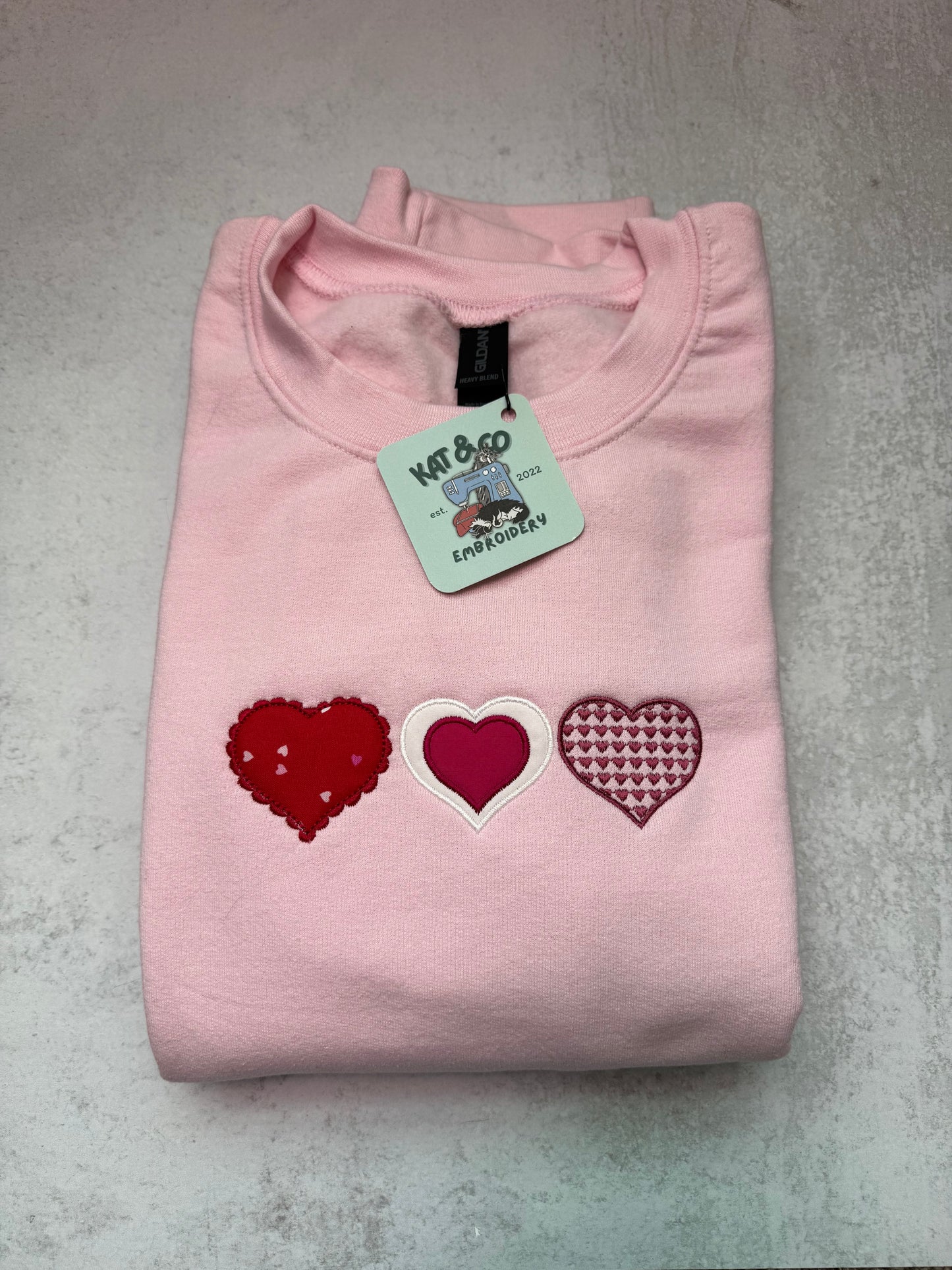 Three Hearts Valentine Sweatshirt