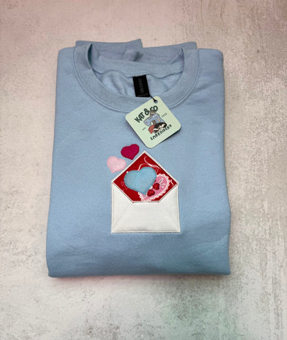 Love Letter Appliqué Sweatshirt